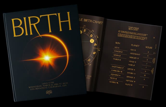 birth chart book