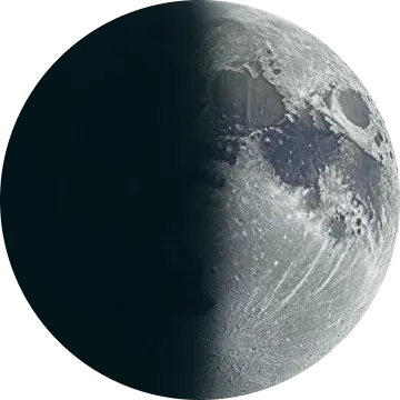 Primeiro trimestre Meia-lua