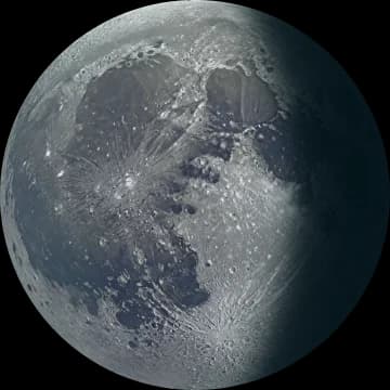 Lune gibbeuse décroissante